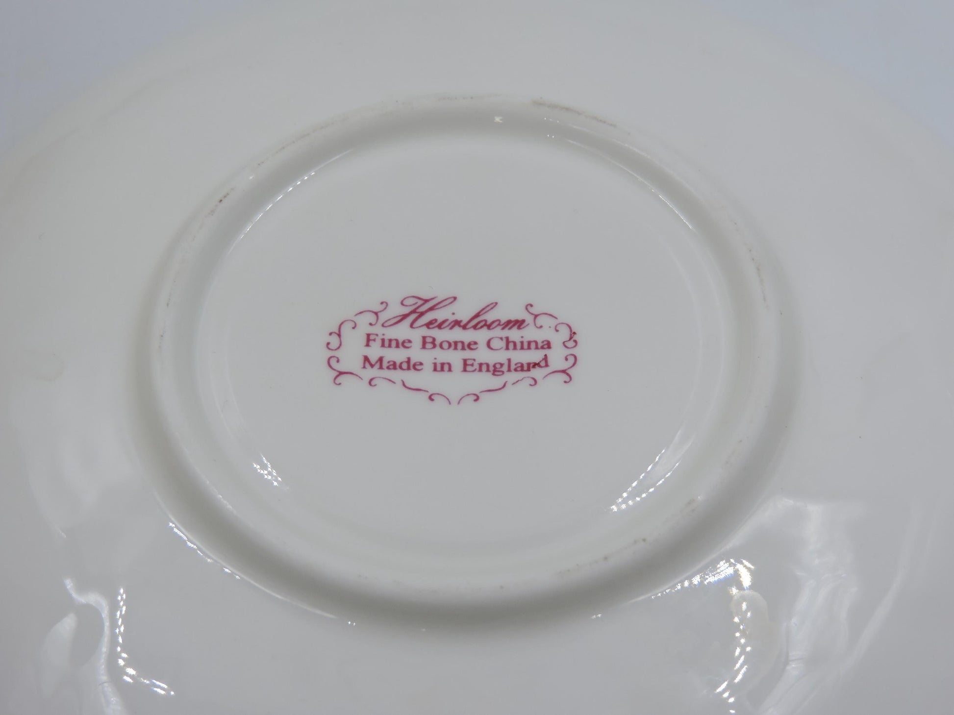 Heirloom Ceramic Tea Cup and Saucer