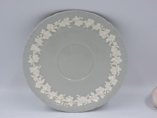 Wedgwood Queensware Gray Pattern – 6.5" Large Saucer
