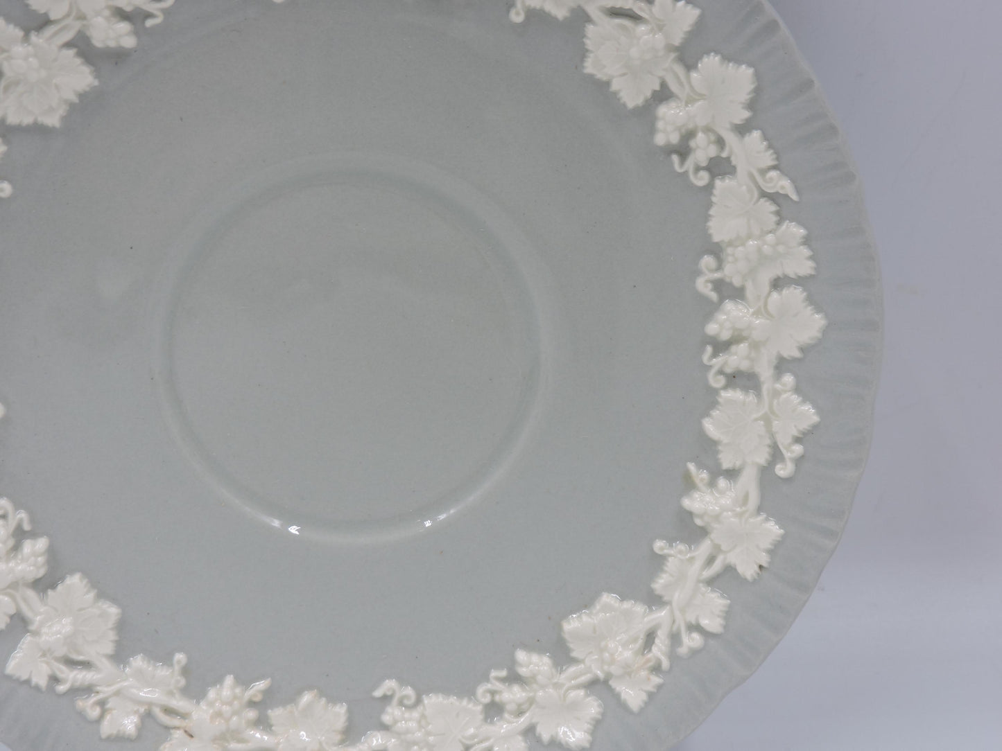 Wedgwood Queensware Gray Pattern – 6.5" Large Saucer