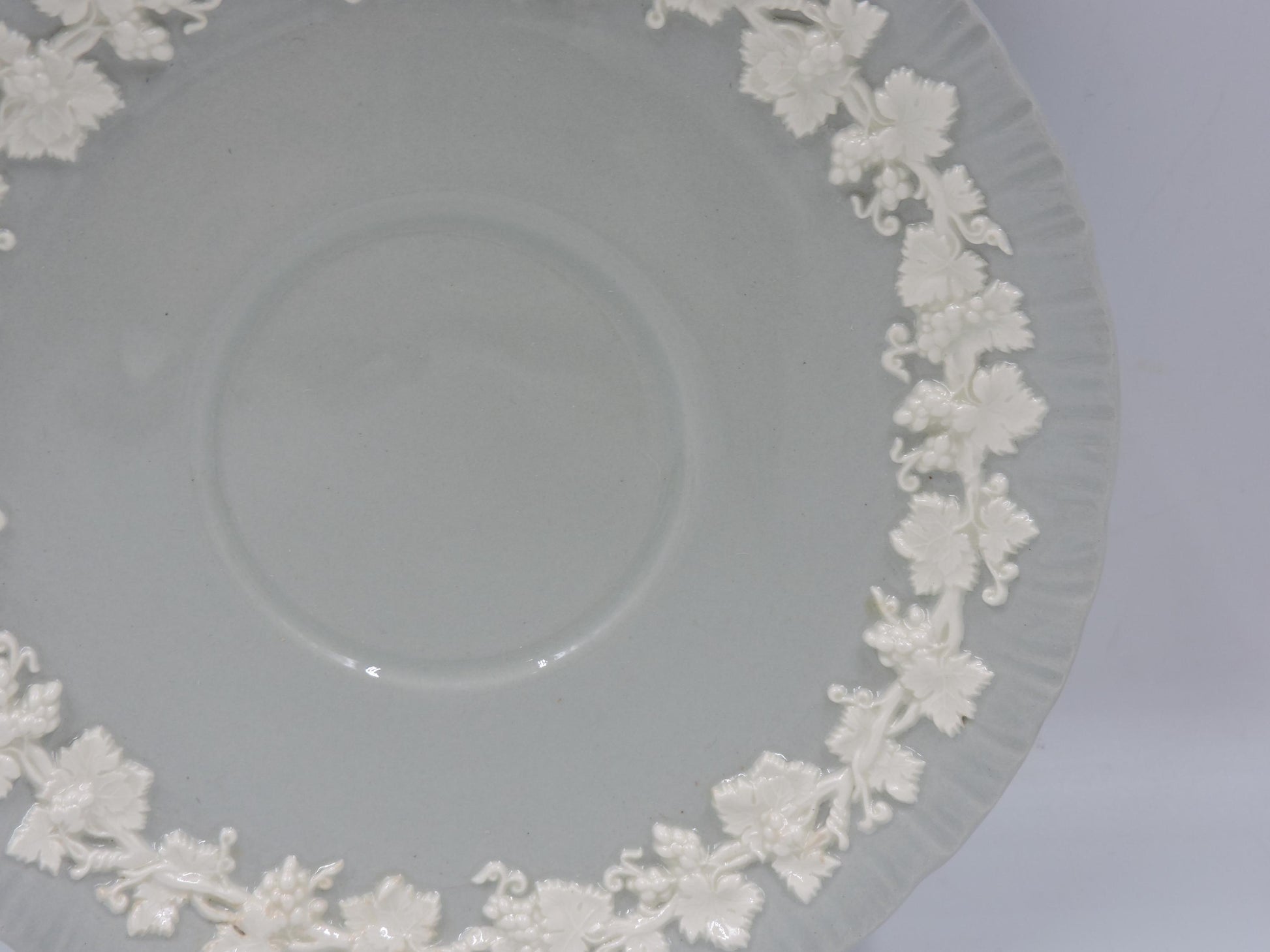 Wedgwood Queensware Gray Pattern – 6.5" Large Saucer