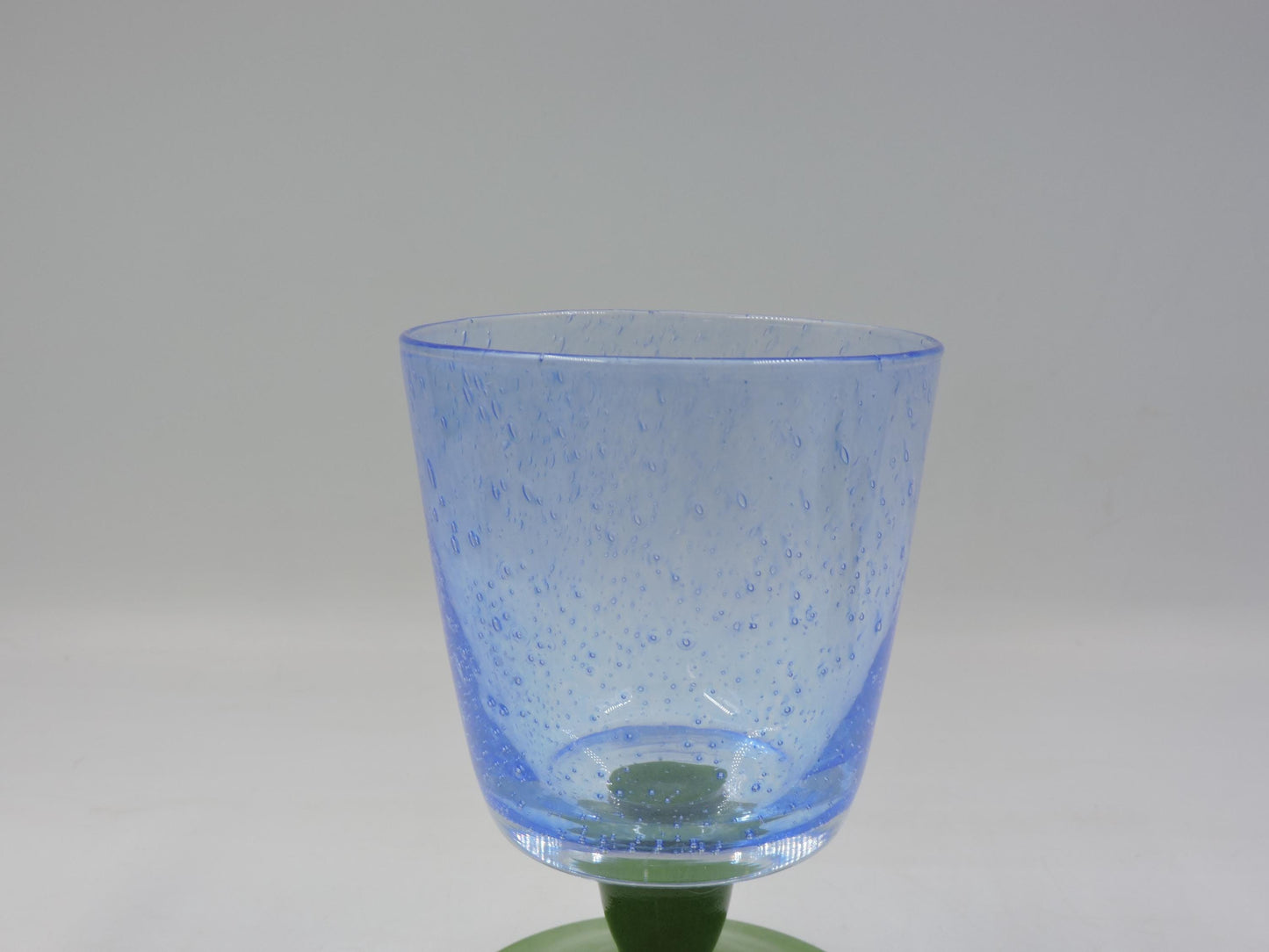 Set of 3 Villeroy & Boch Serra Blue Wine Claret Glasses