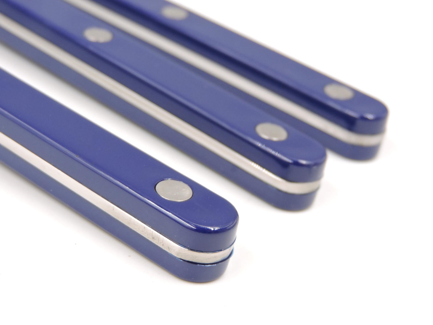 Sabre Bistrot Flatware  Dark Blue – 3‑Piece Set