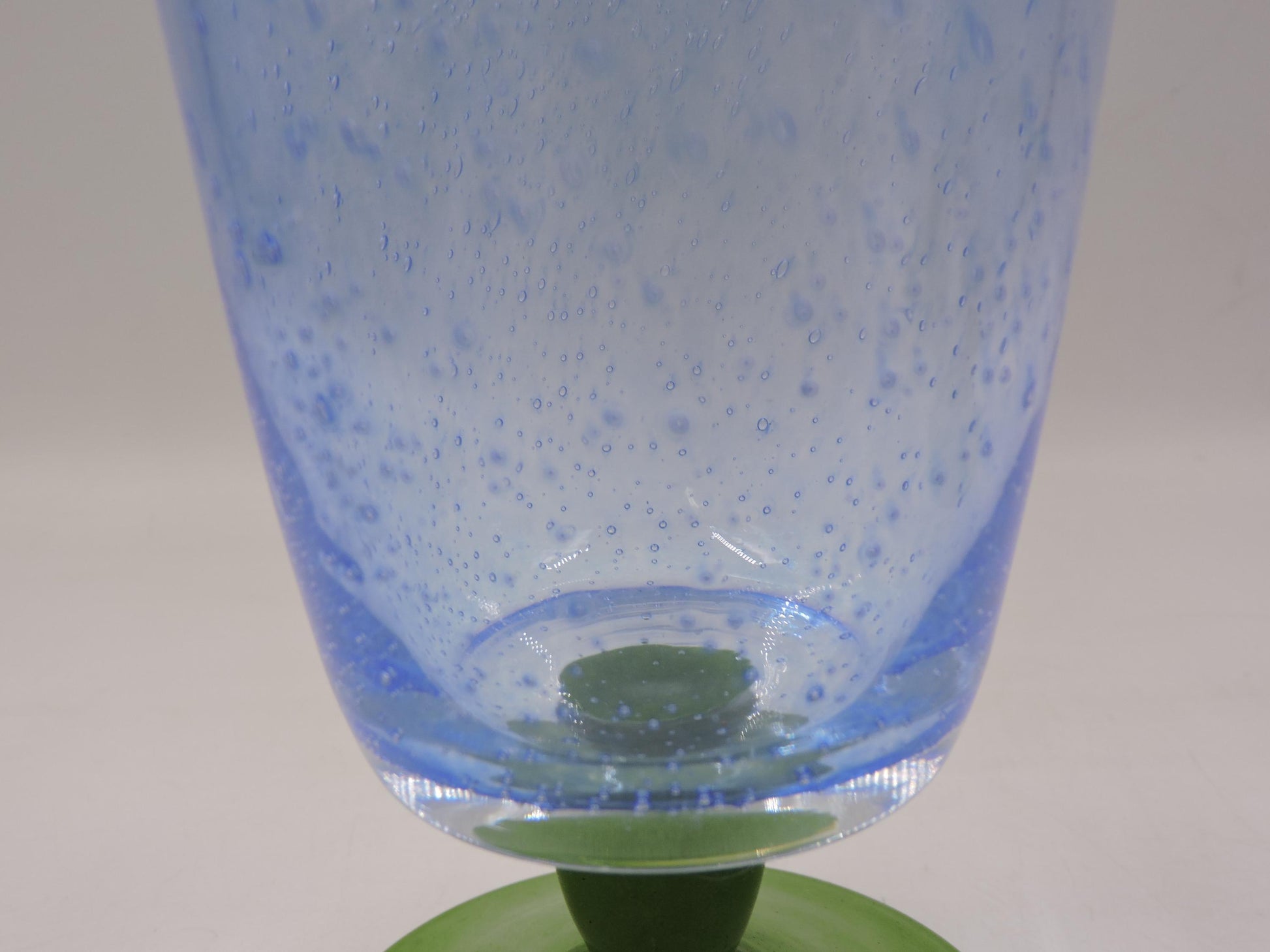 Set of 3 Villeroy & Boch Serra Blue Wine Claret Glasses