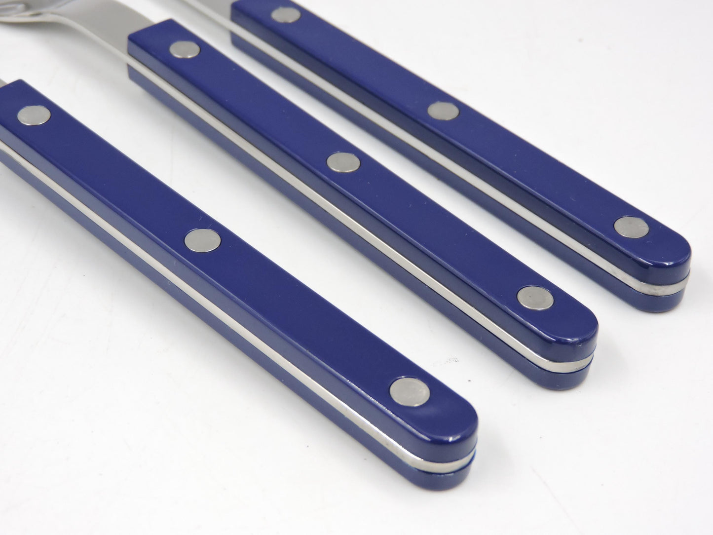 Sabre Bistrot Flatware  Dark Blue – 3‑Piece Set