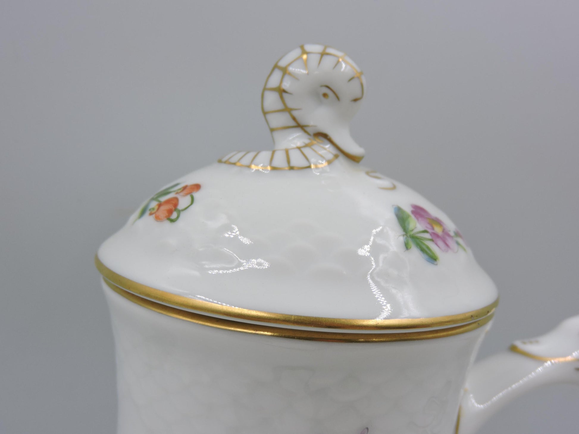 Royal Copenhagen B&G Porcelain Saxon Flower Coffee Pot