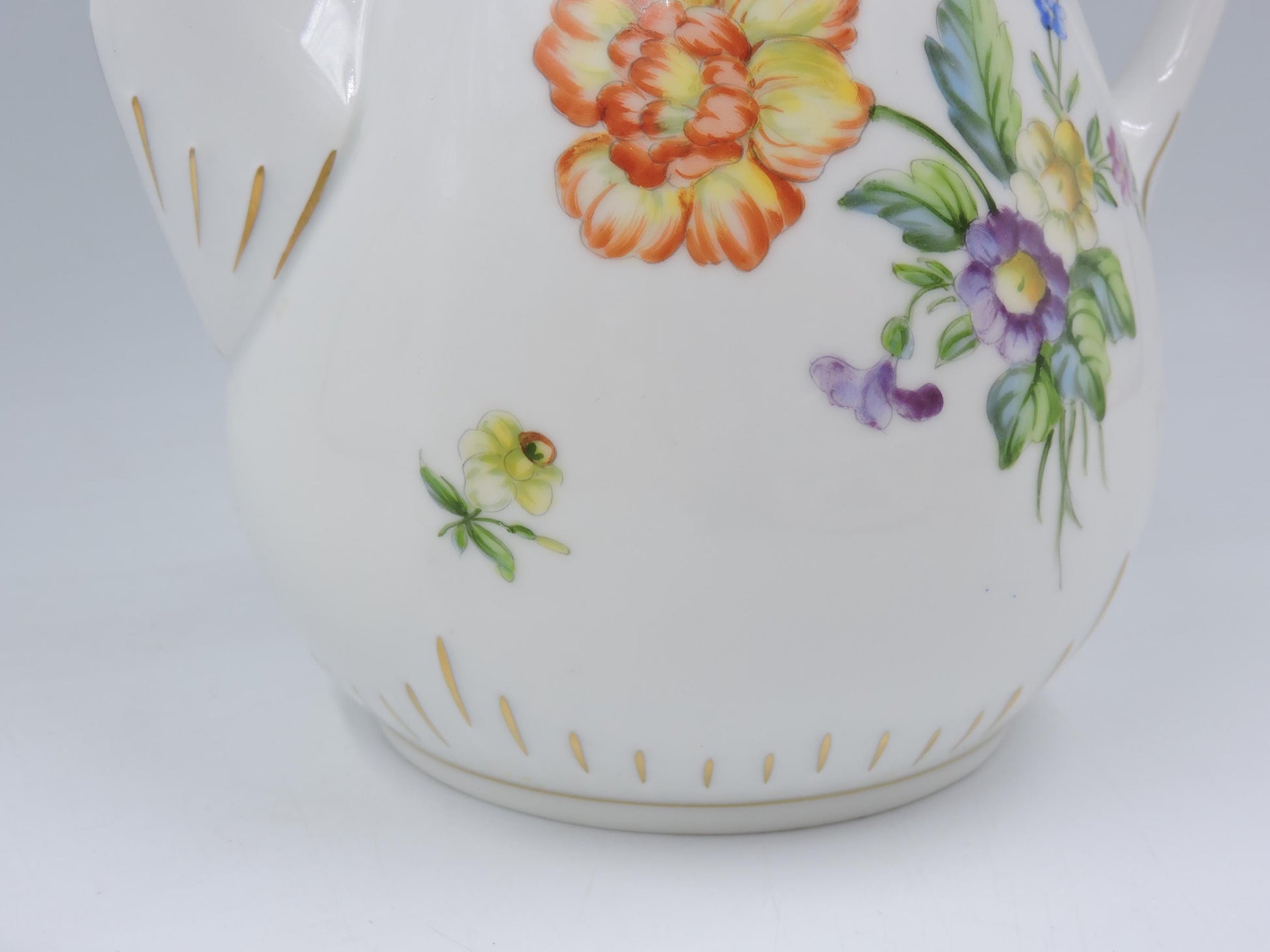Royal Copenhagen B&G Porcelain Saxon Flower Coffee Pot