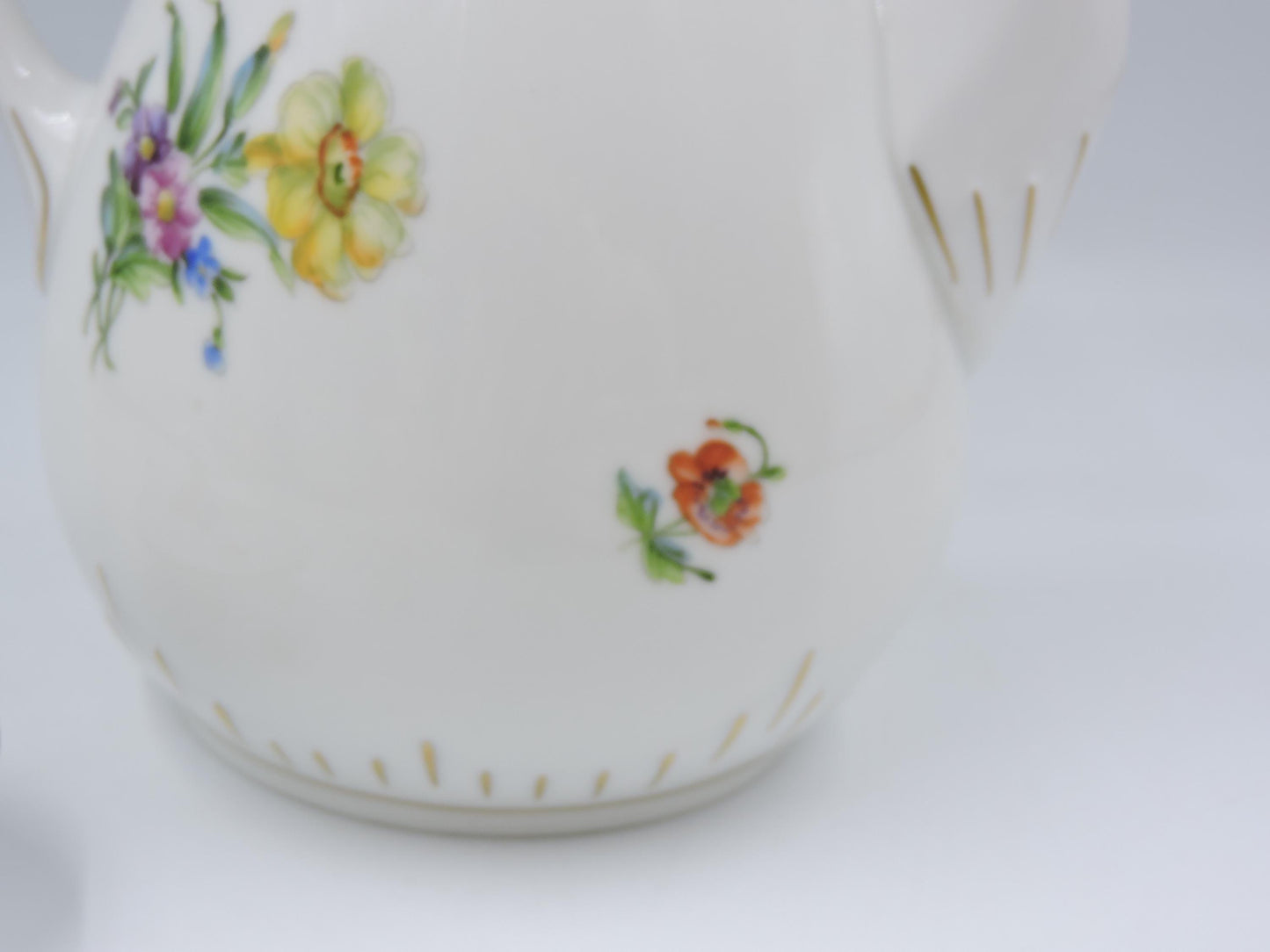 Royal Copenhagen B&G Porcelain Saxon Flower Coffee Pot