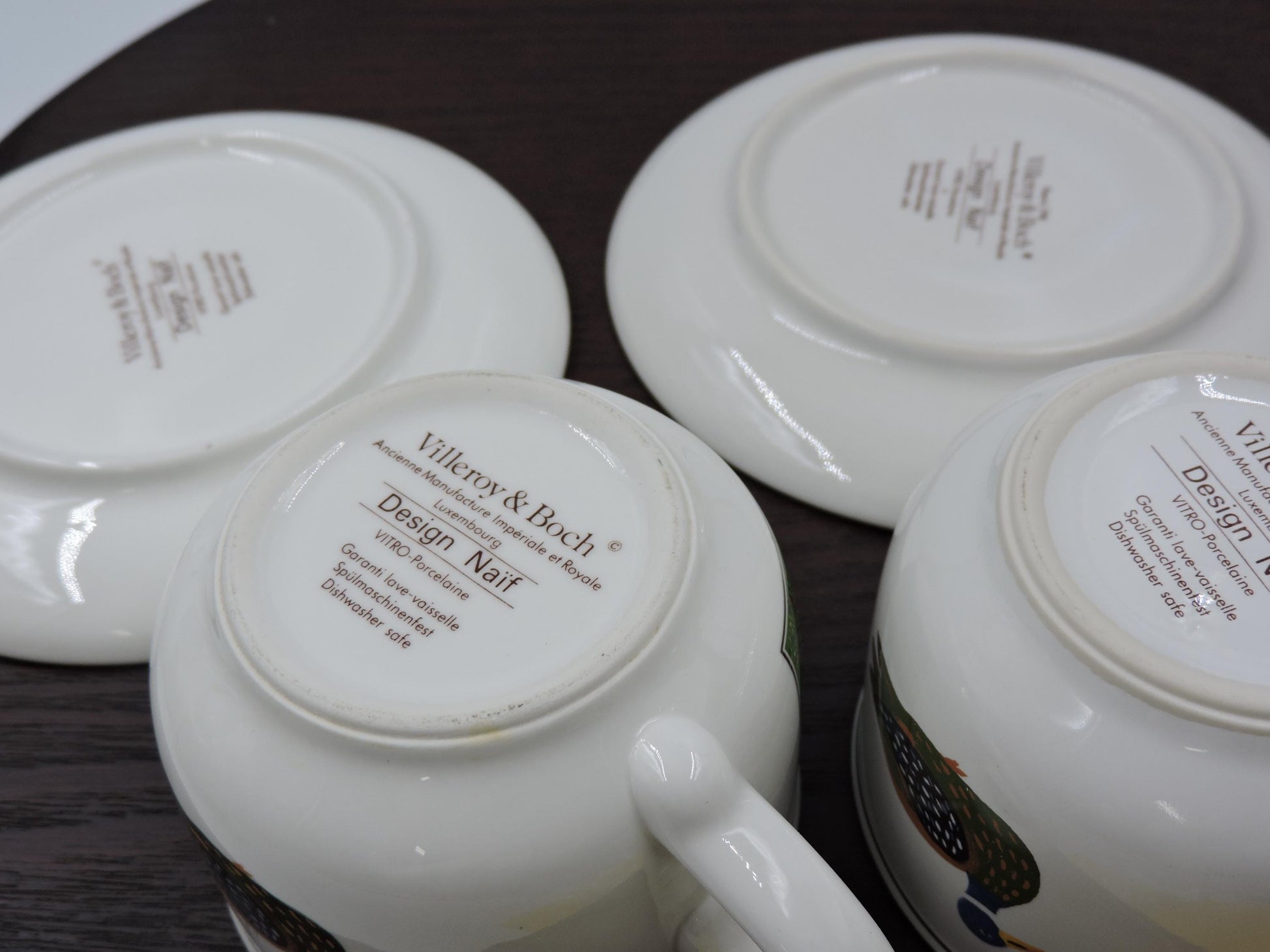 Villeroy and Boch Naif Tea cup & Saucer Set of 2