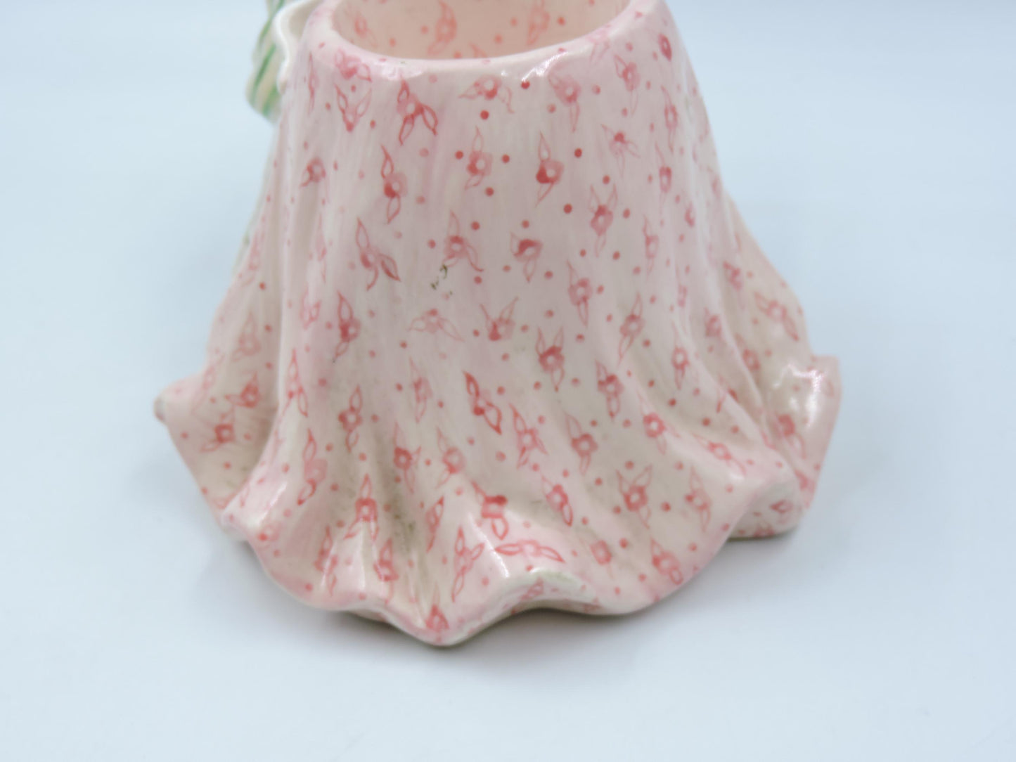 Vintage Blue Sky "18 Carrots" by Laura Kelly: Garden Girl Candle Holder