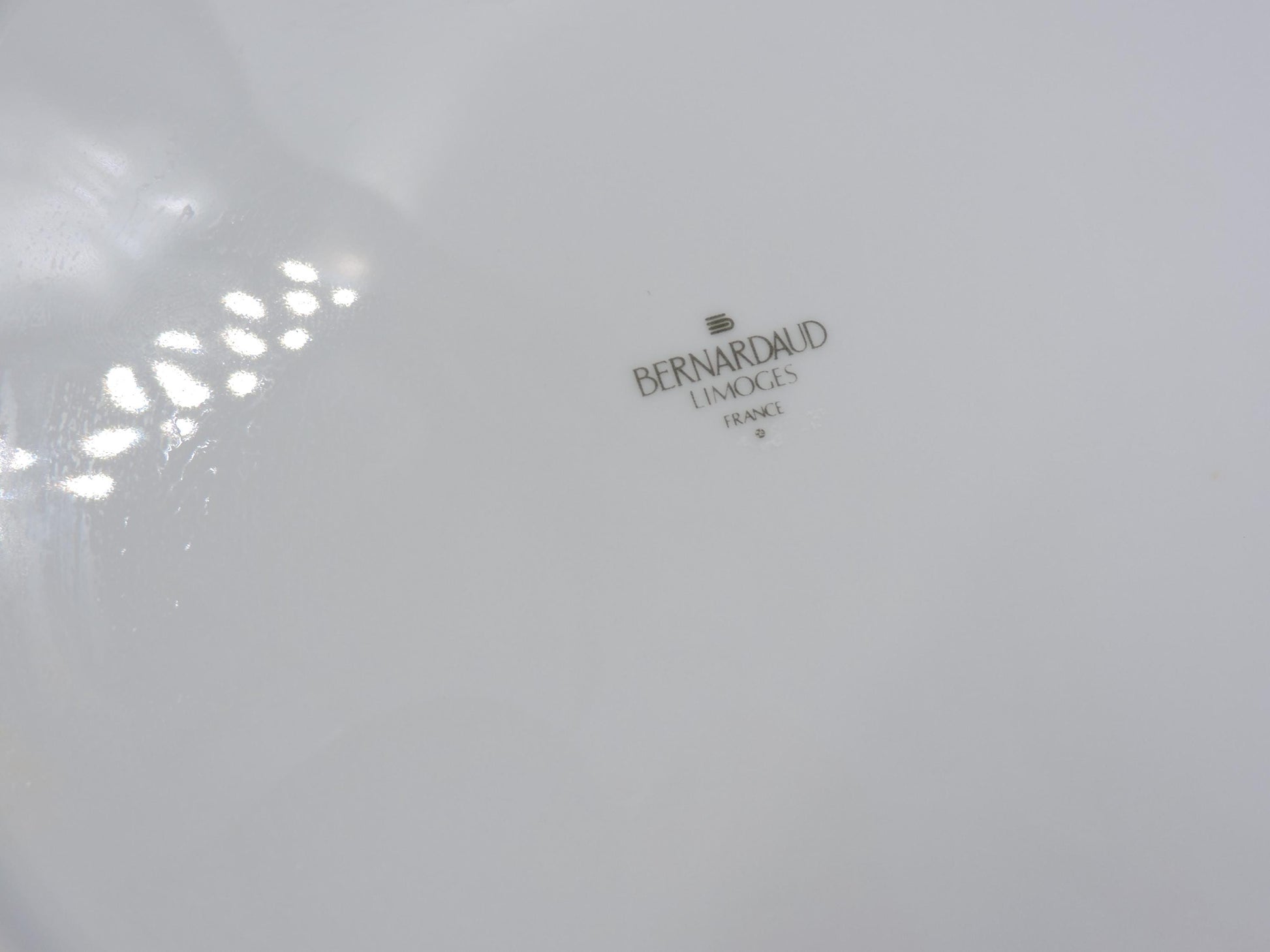 Bernardaud Limoges Royale Gold Sunburst Dinner Plate