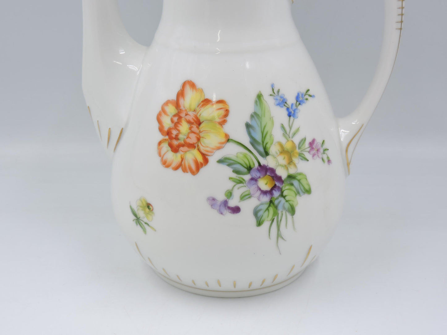 Royal Copenhagen B&G Porcelain Saxon Flower Coffee Pot