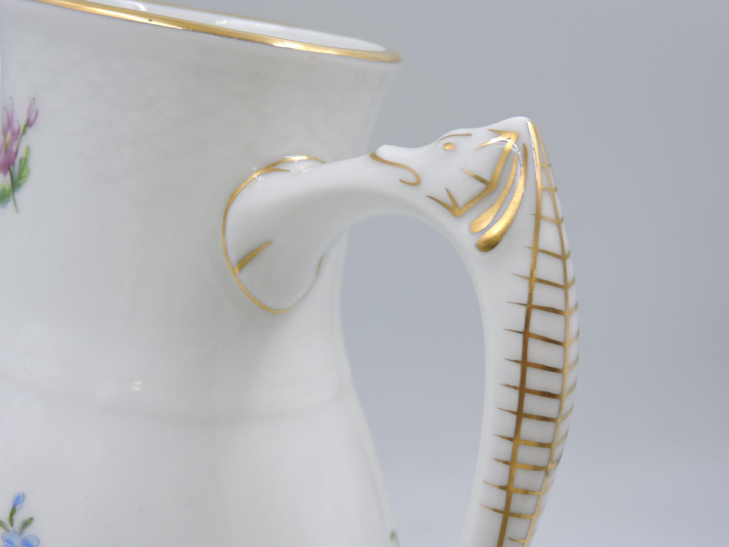 Royal Copenhagen B&G Porcelain Saxon Flower Coffee Pot