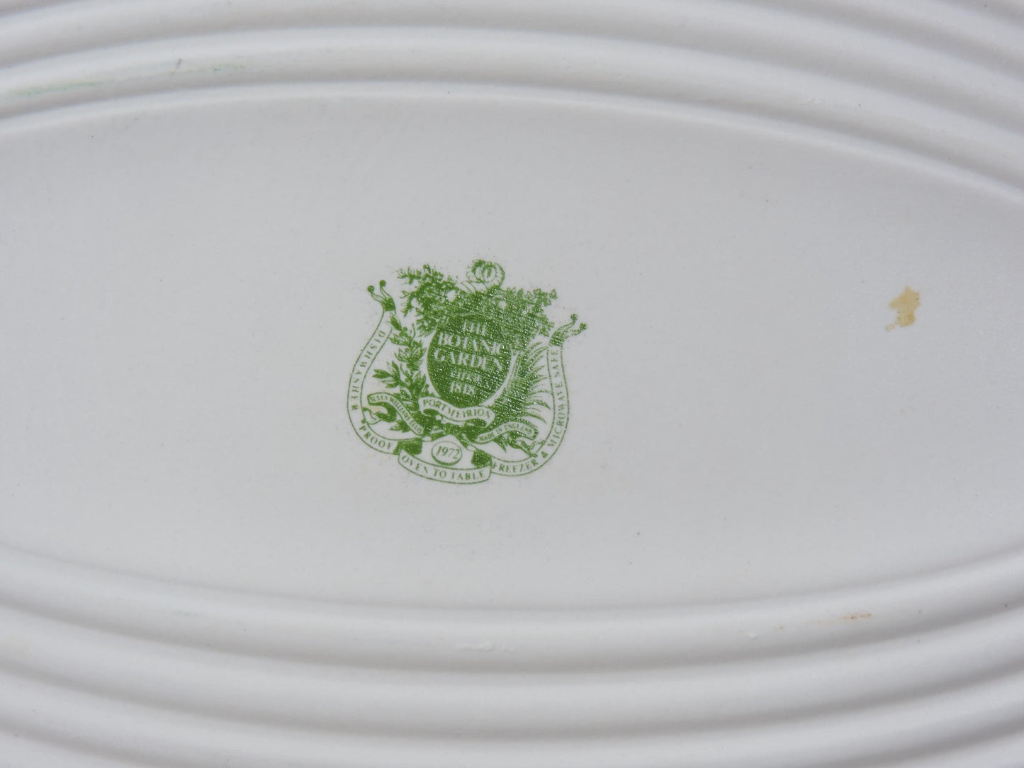 Portmeirion Botanic Garden Oval Baker Old Stamp