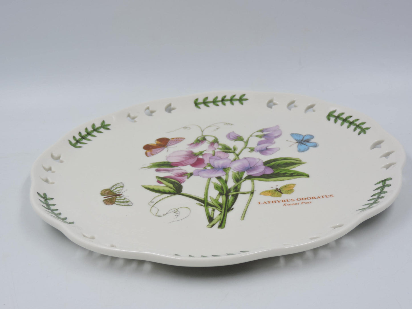 Portmeirion Botanic Garden 10" Pierced Cake Plate