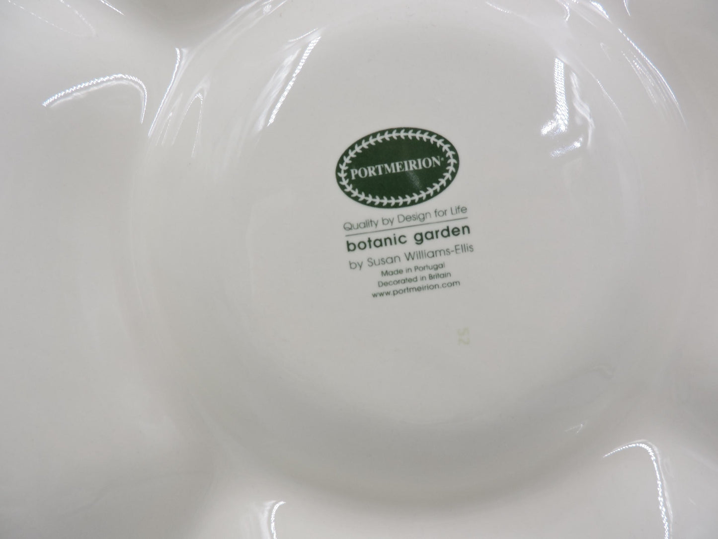 Portmeirion Botanic Garden Round Chip & Dip