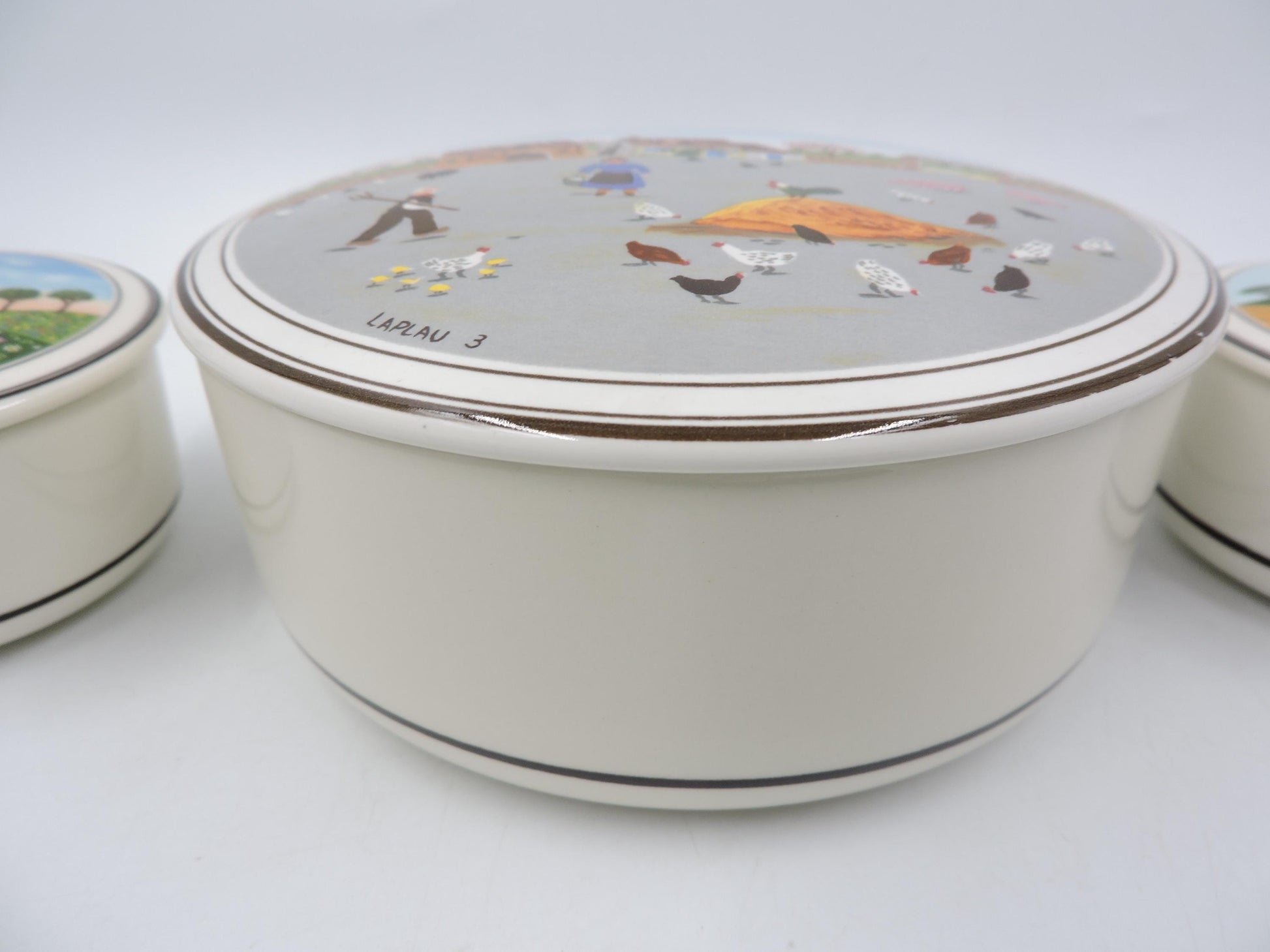 Villeroy and Boch Naif Bowl with Lid set of 3