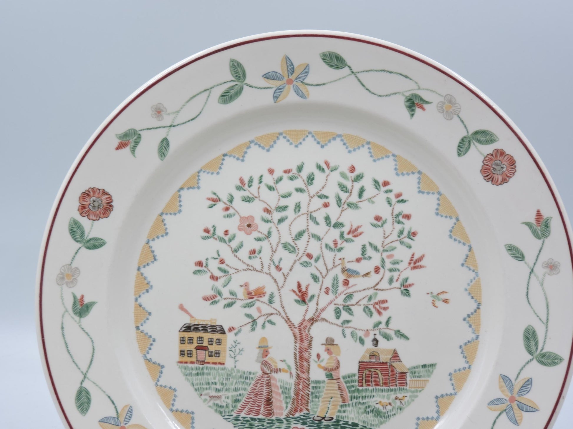 Villeroy & Boch American Sampler Dinner Plates and Coffee Cups