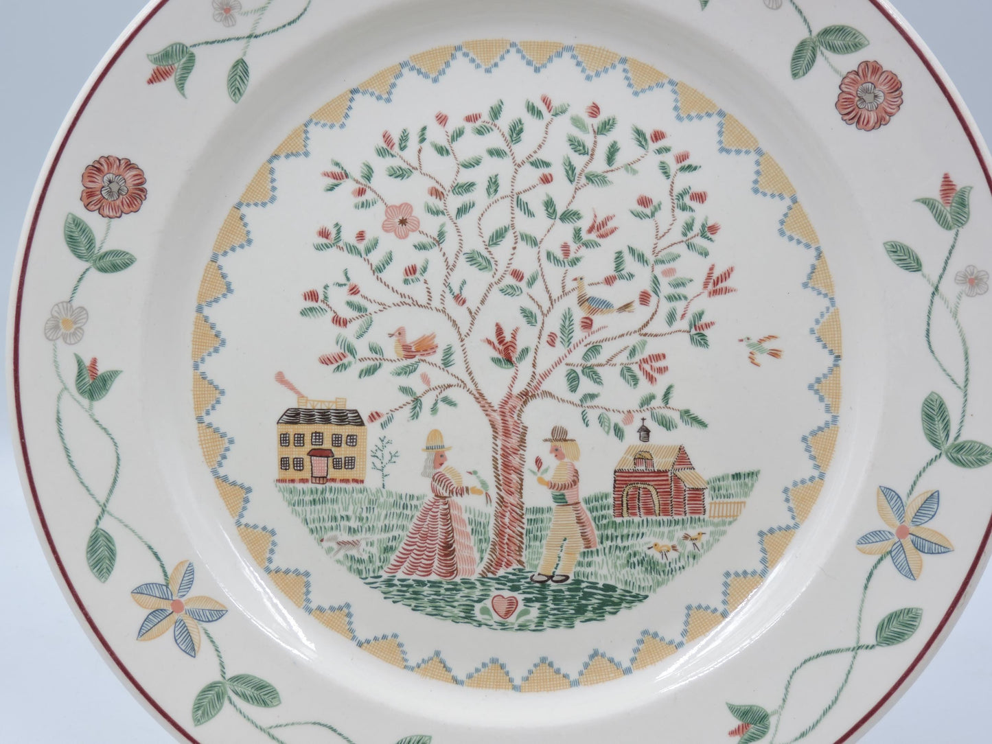 Villeroy & Boch American Sampler Dinner Plates and Coffee Cups