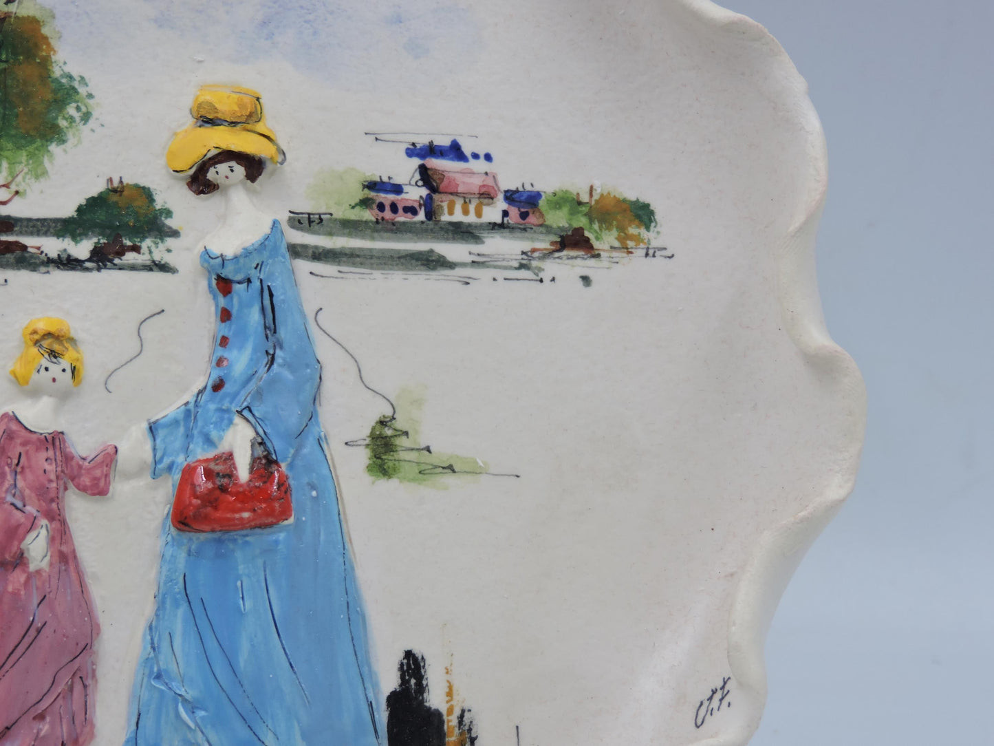 Rare 1973 Fontana Italy Mother's Day Limited Edition Plate