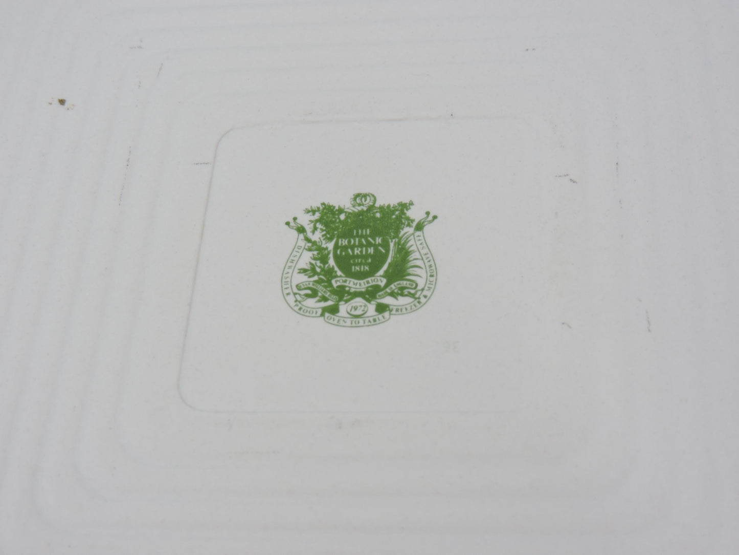 Portmeirion Botanic Garden Square Baker (Old Stamp)