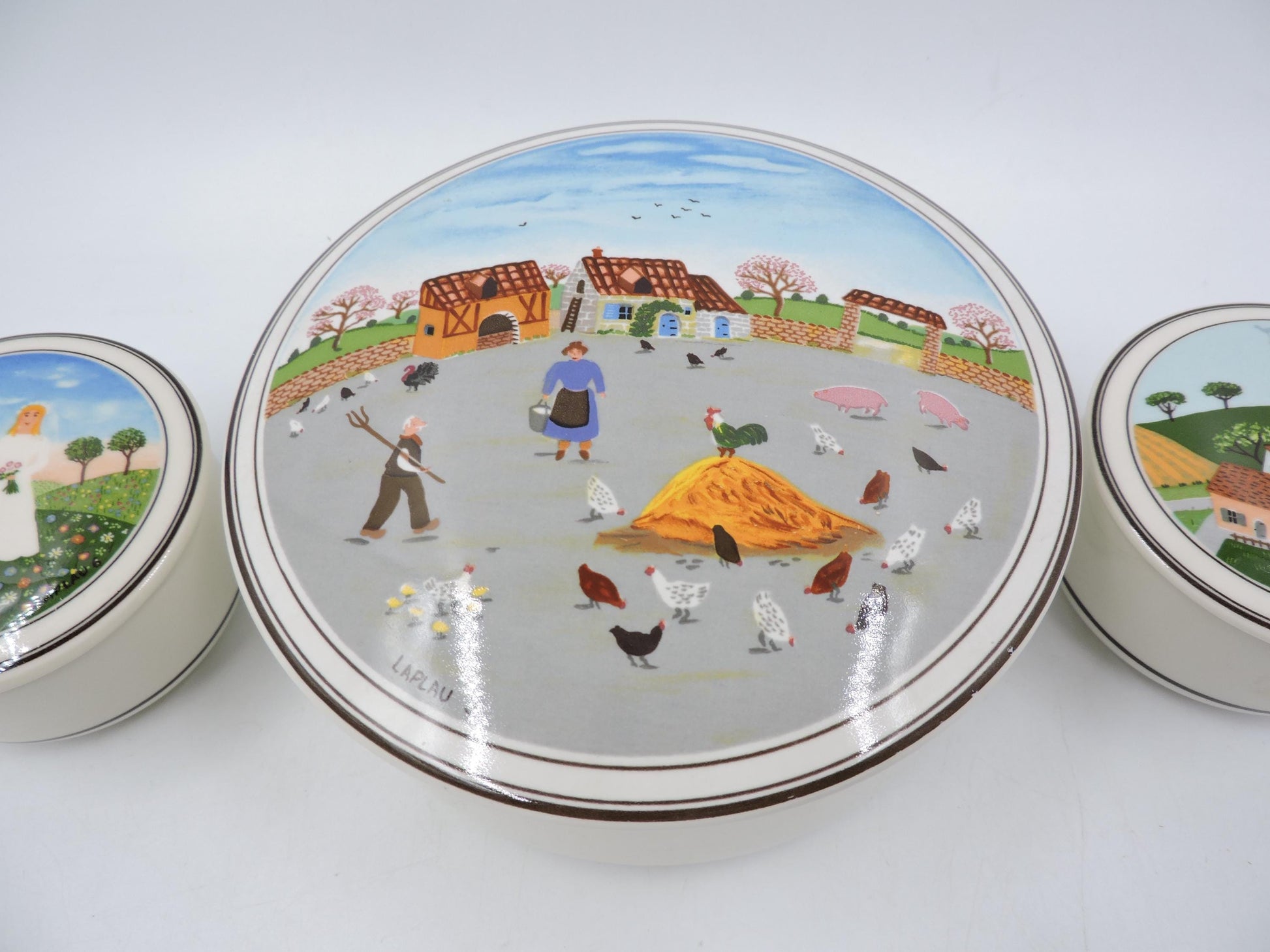 Villeroy and Boch Naif Bowl with Lid set of 3