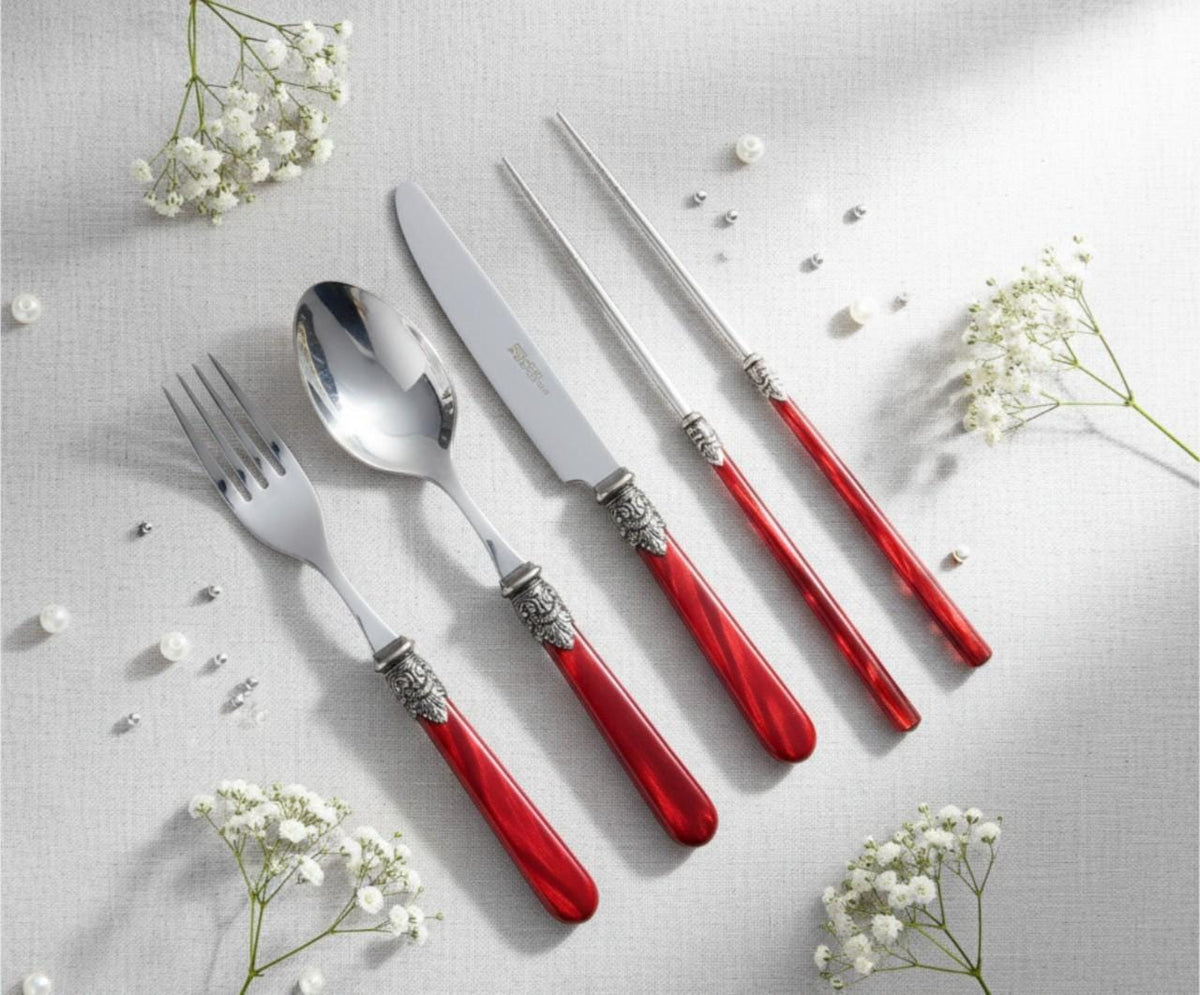 EME Flatware Napoleon Spoon, Fork, chopsticks, knife Set 8pcs (Brand New)