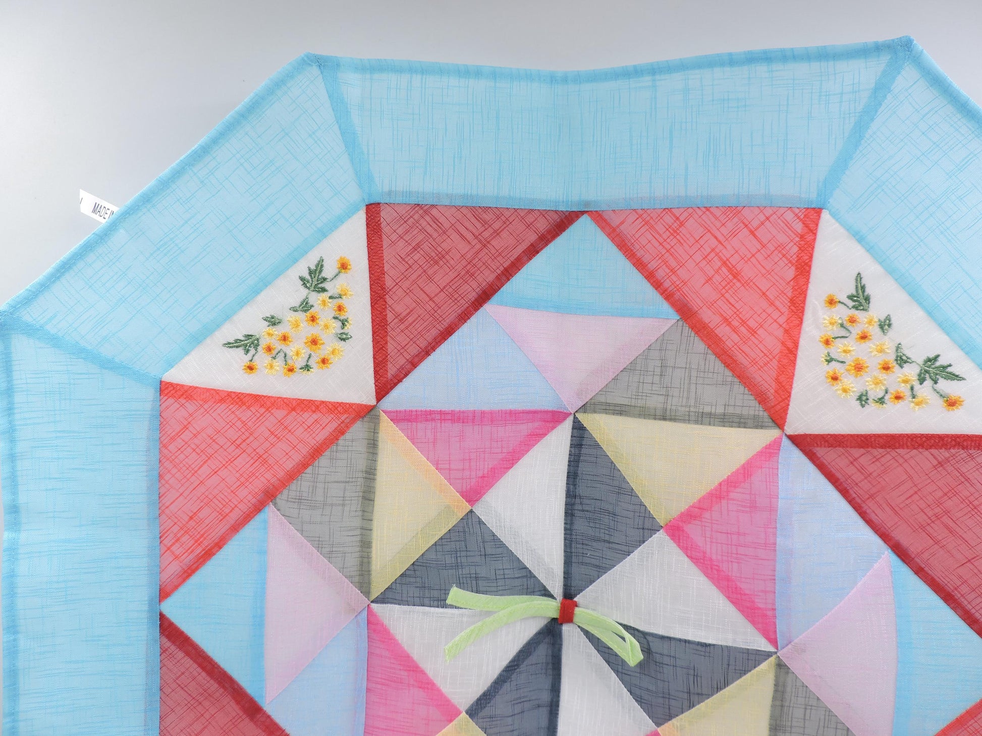 Traditional Korean Ramie Jogakbo Patchwork Table Mat & Wall Decor