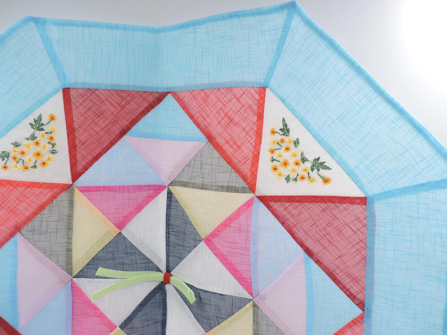 Traditional Korean Ramie Jogakbo Patchwork Table Mat & Wall Decor