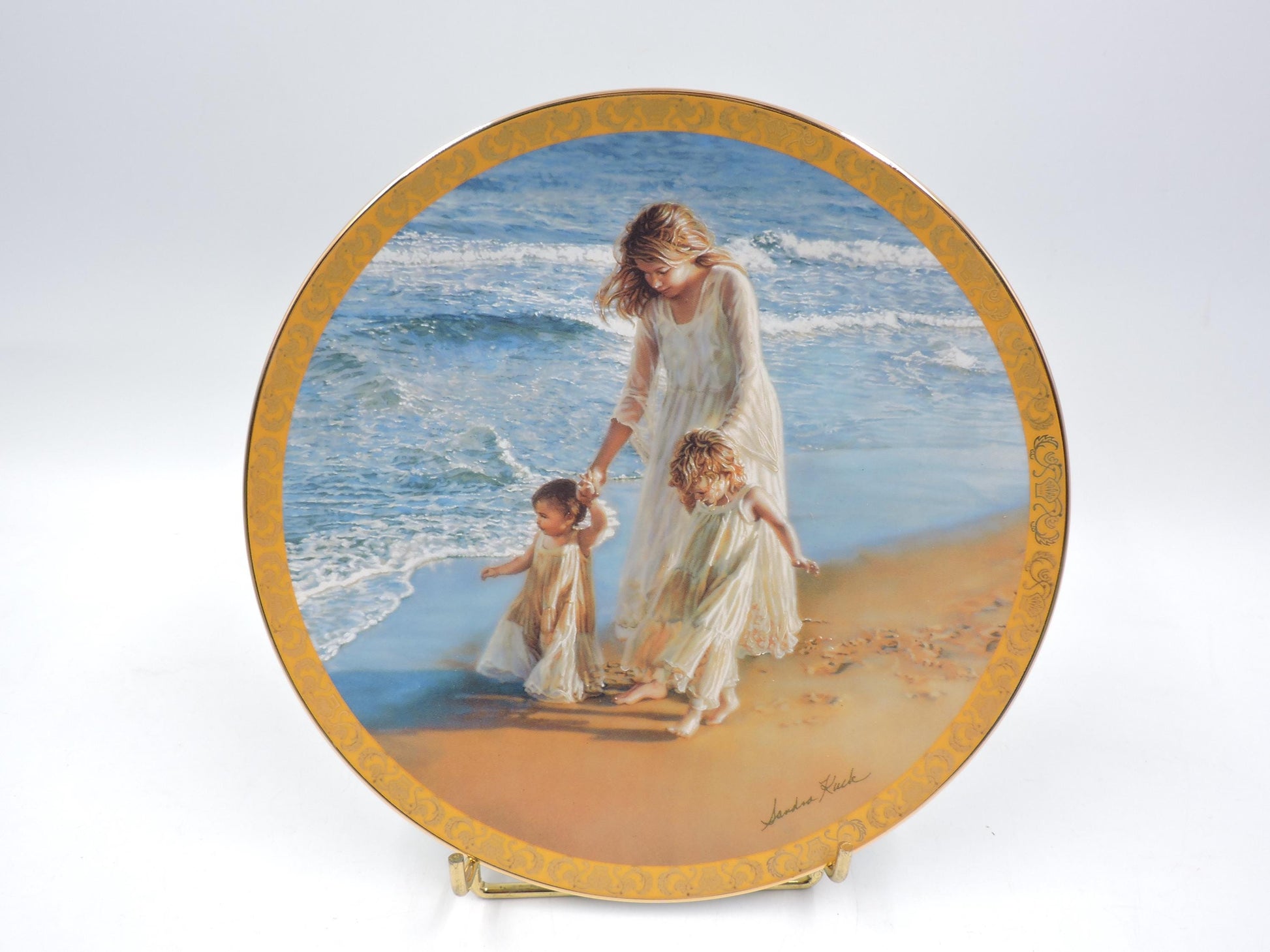 Sandra Kuck "Oceans of Love" wall deco plate