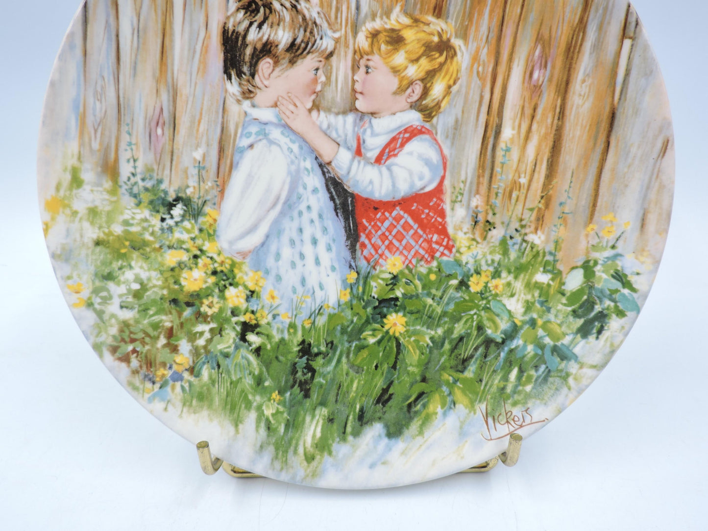 Wedgwood "Be my friend" wall deco plate