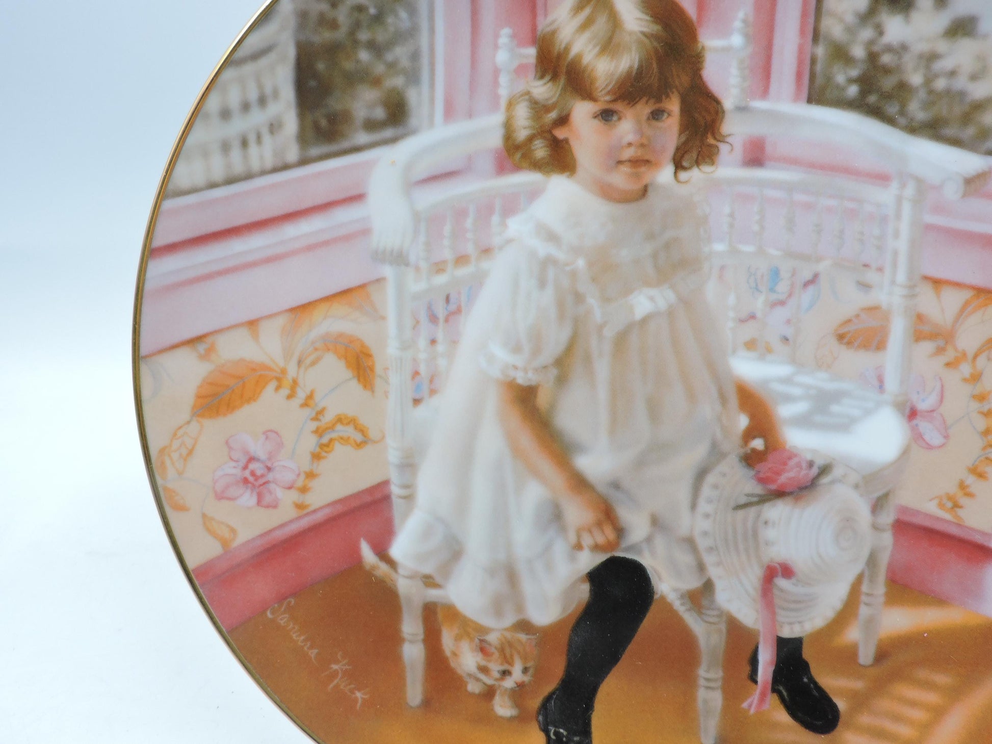 Sandra Kuck "Easter at grandma's" wall deco plate
