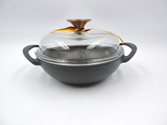 BEKA Seasoned Cast Iron Aladdin Pot with Lid (18cm)