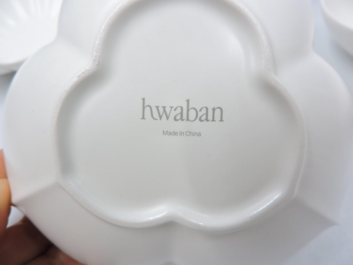 Hwaban Flower Blossom Plate Set