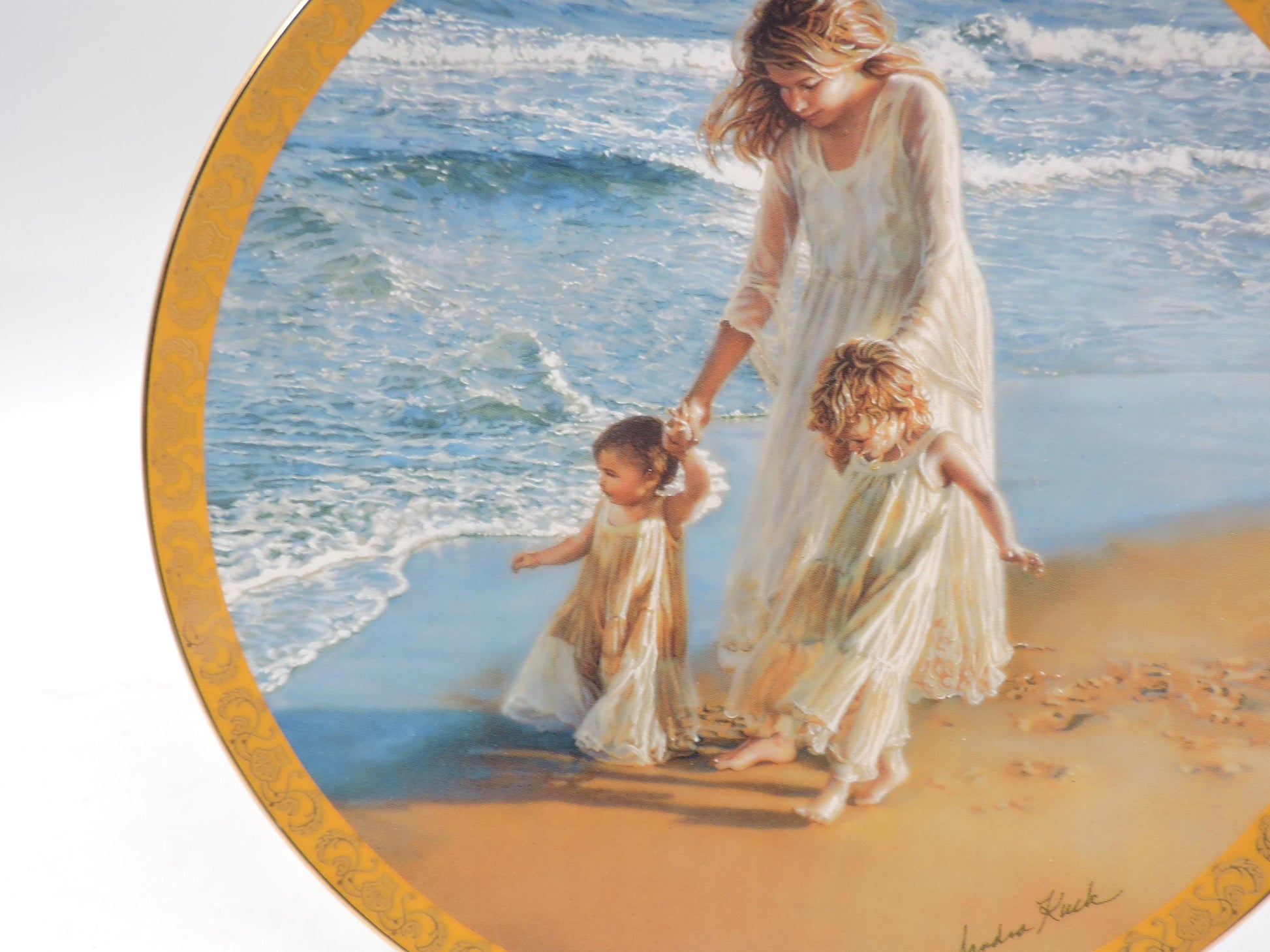 Sandra Kuck "Oceans of Love" wall deco plate
