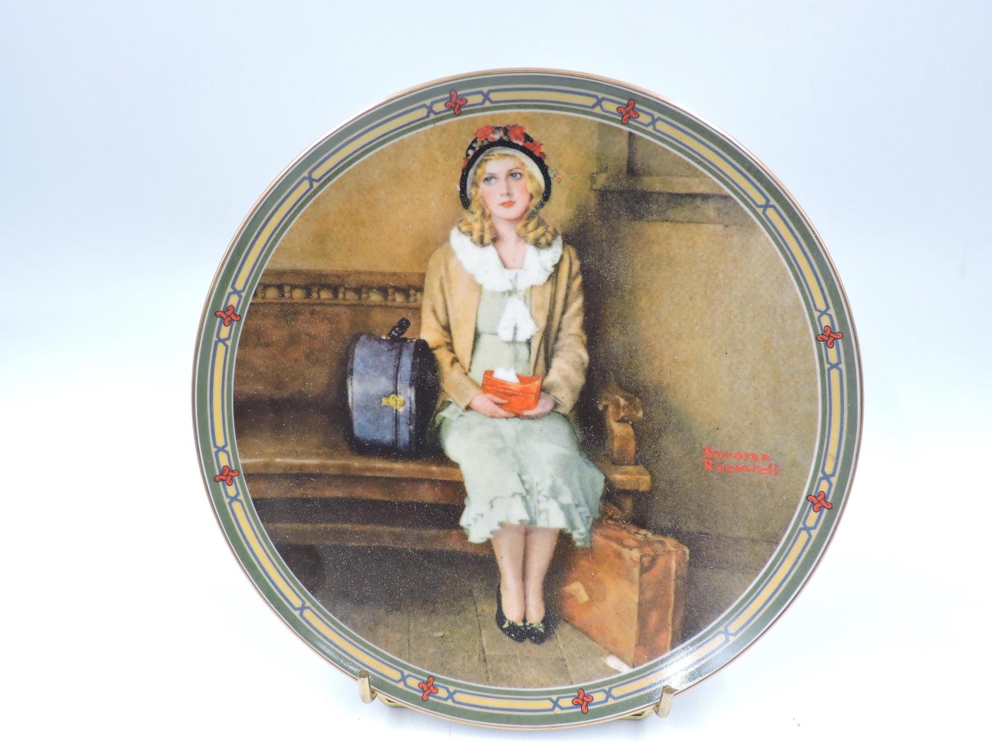 Knowles Norman Rockwell A Young Girl's Dream Collector Plate