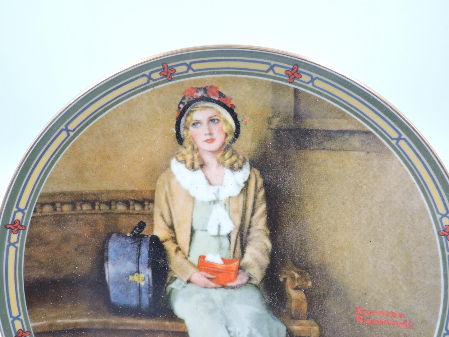 Knowles Norman Rockwell A Young Girl's Dream Collector Plate