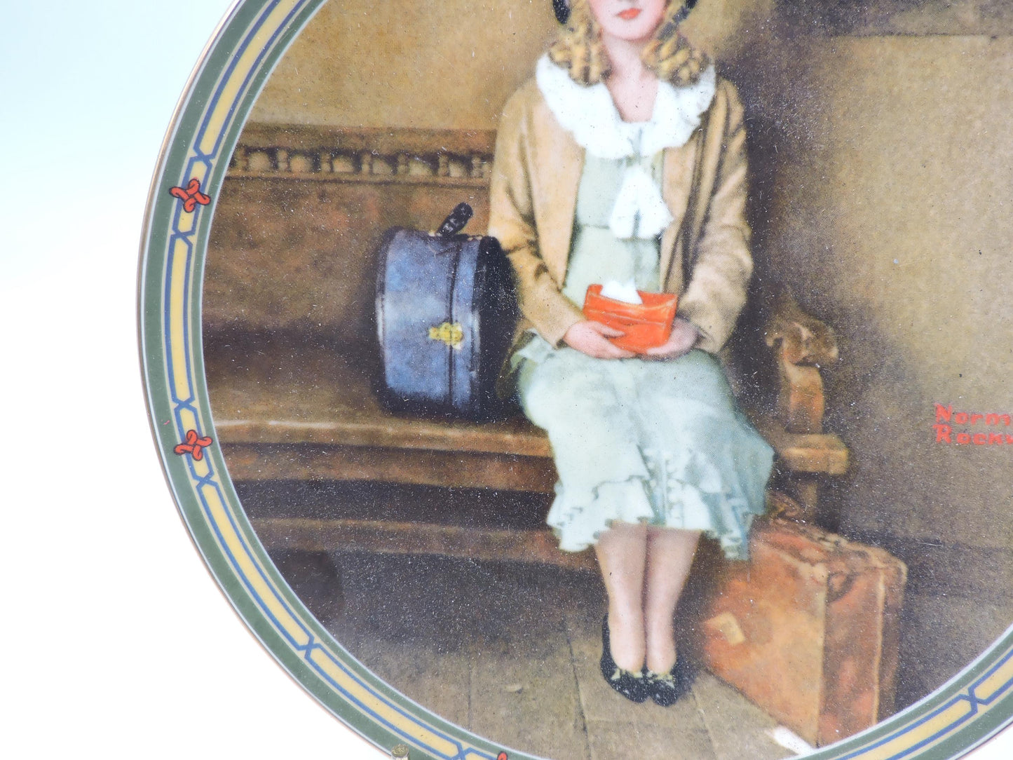 Knowles Norman Rockwell A Young Girl's Dream Collector Plate