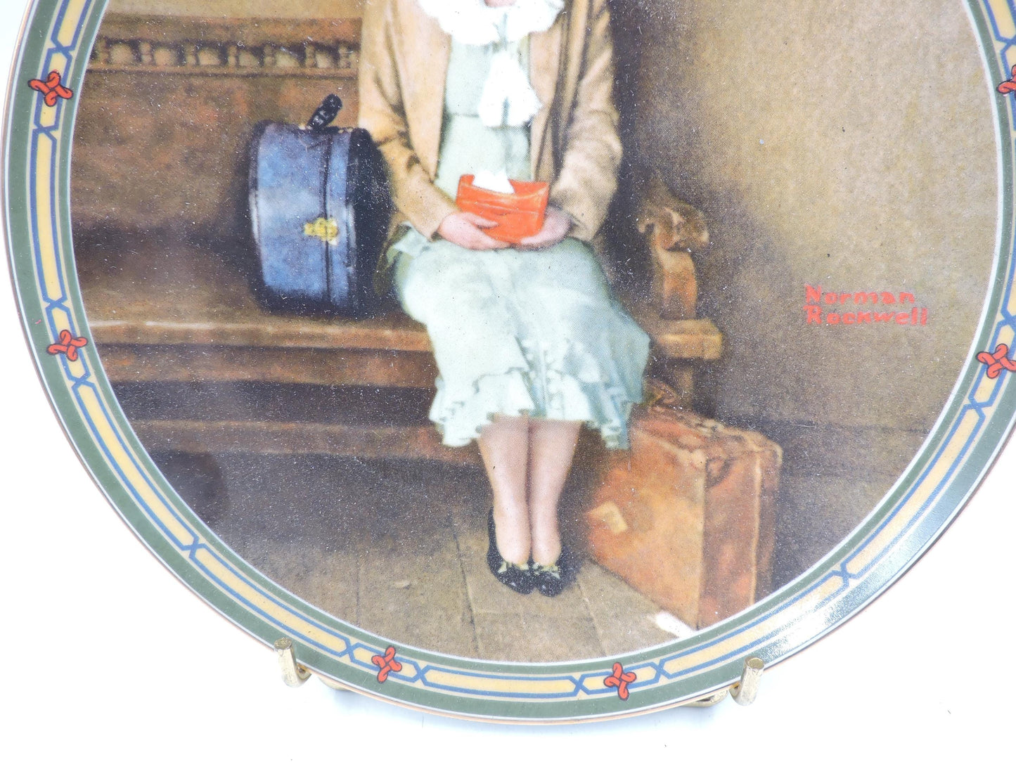 Knowles Norman Rockwell A Young Girl's Dream Collector Plate