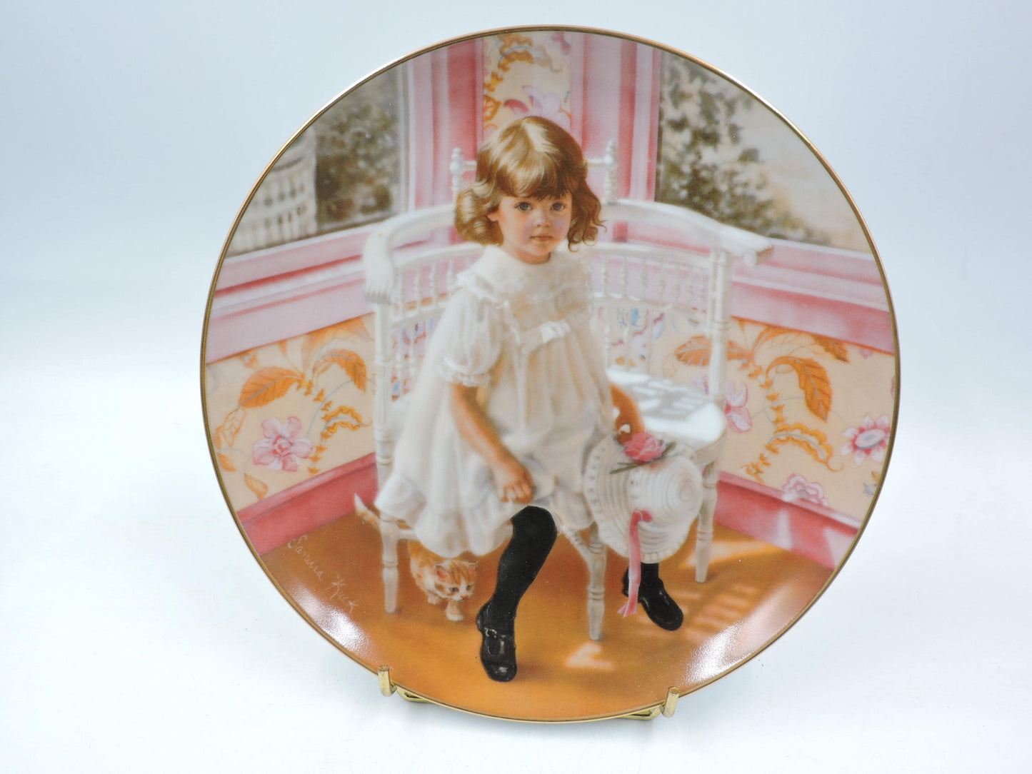 Sandra Kuck "Easter at grandma's" wall deco plate