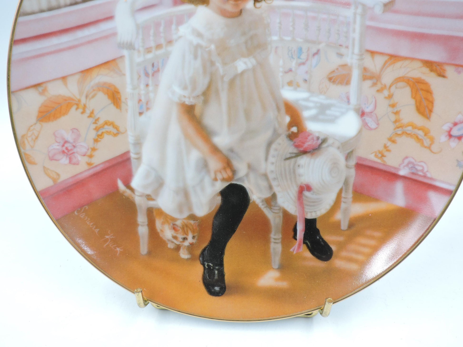 Sandra Kuck "Easter at grandma's" wall deco plate