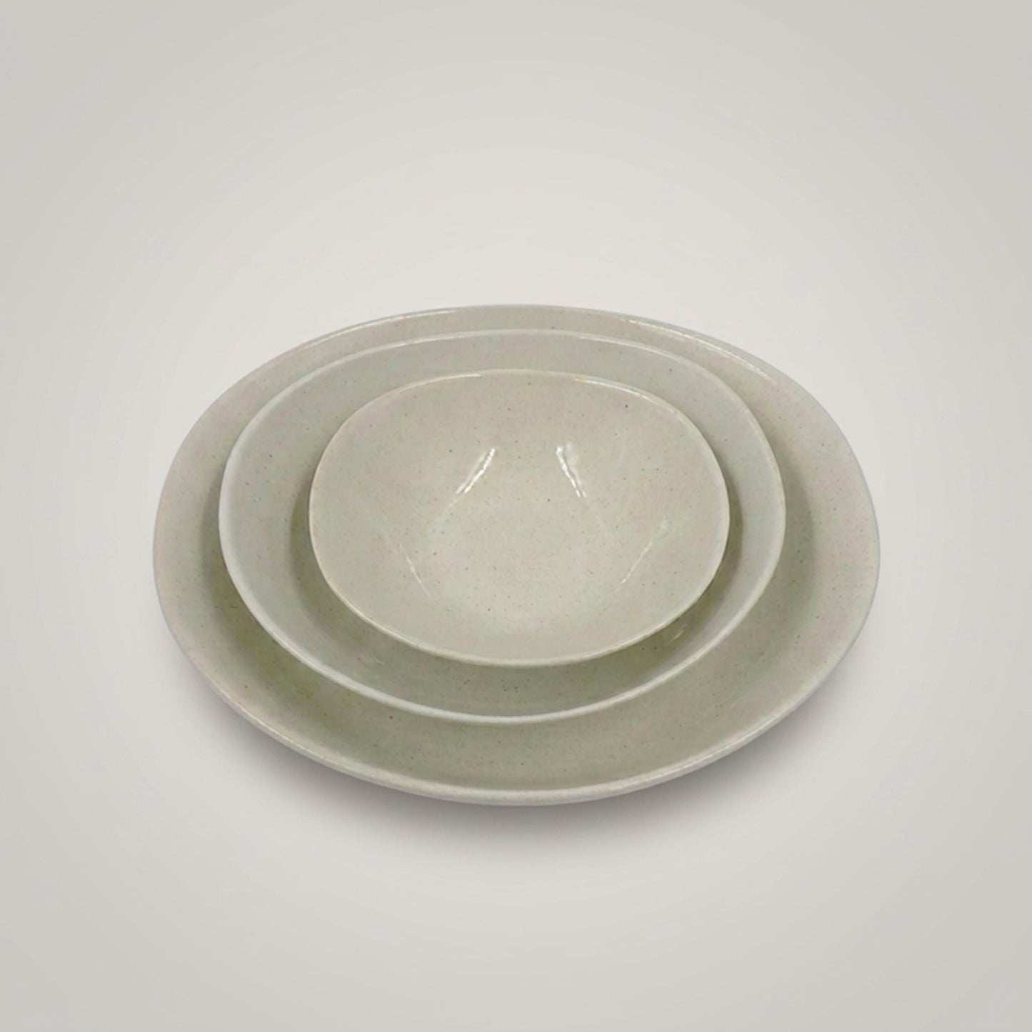 Lacole Ceramic Nesting Bowls, Set of 3