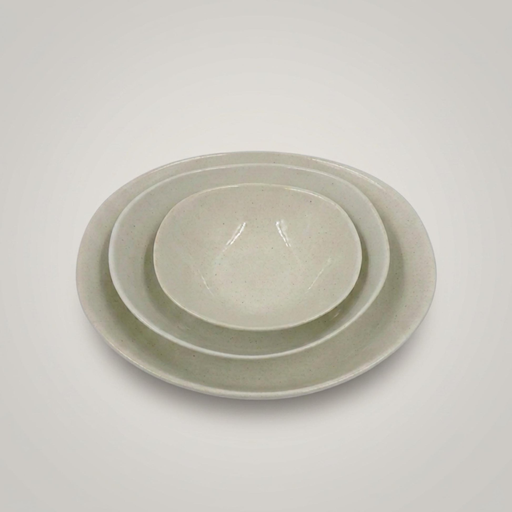 Lacole Ceramic Nesting Bowls, Set of 3