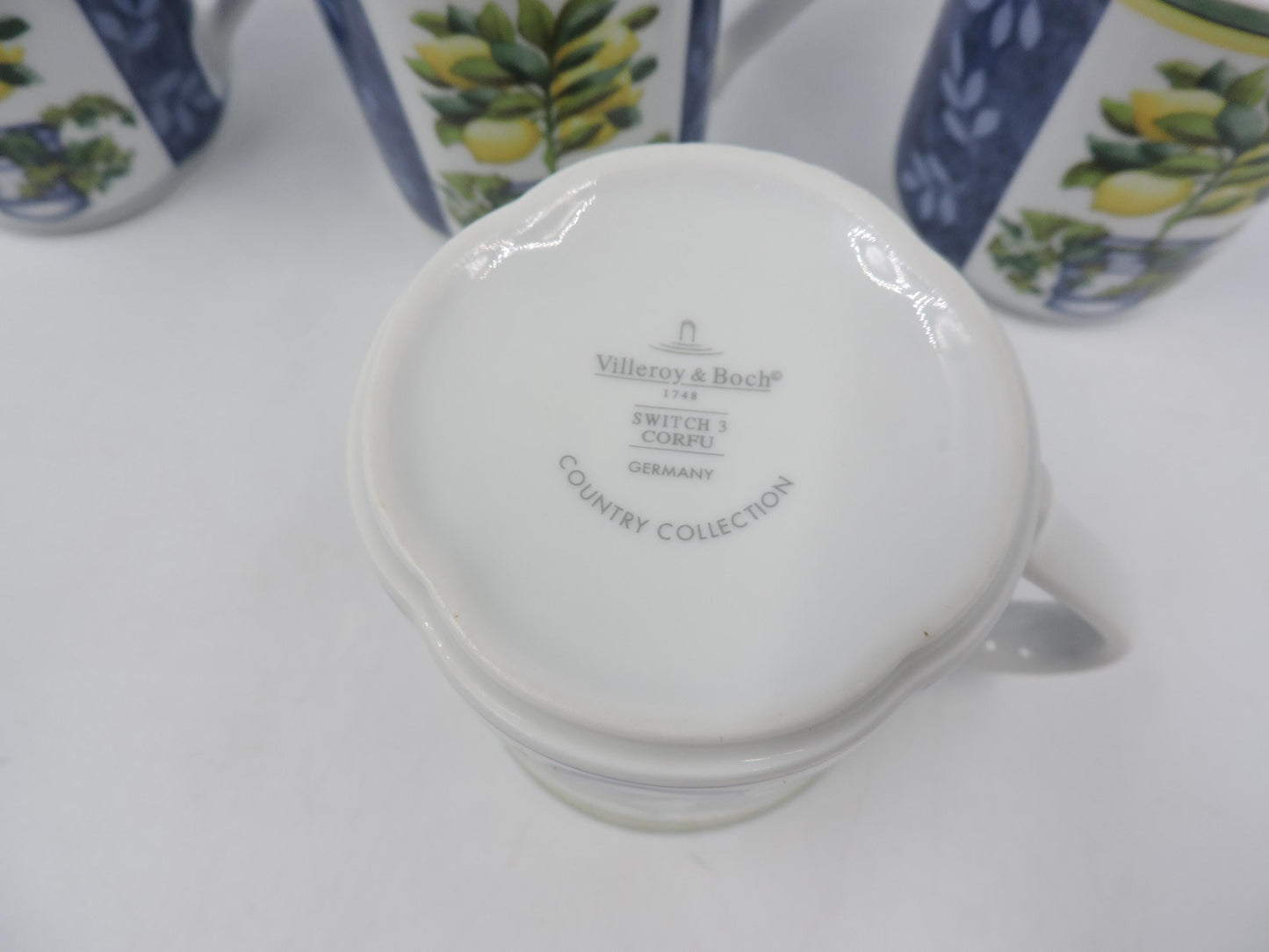 Villeroy & Boch Switch3 Corfu Mug Set of 4