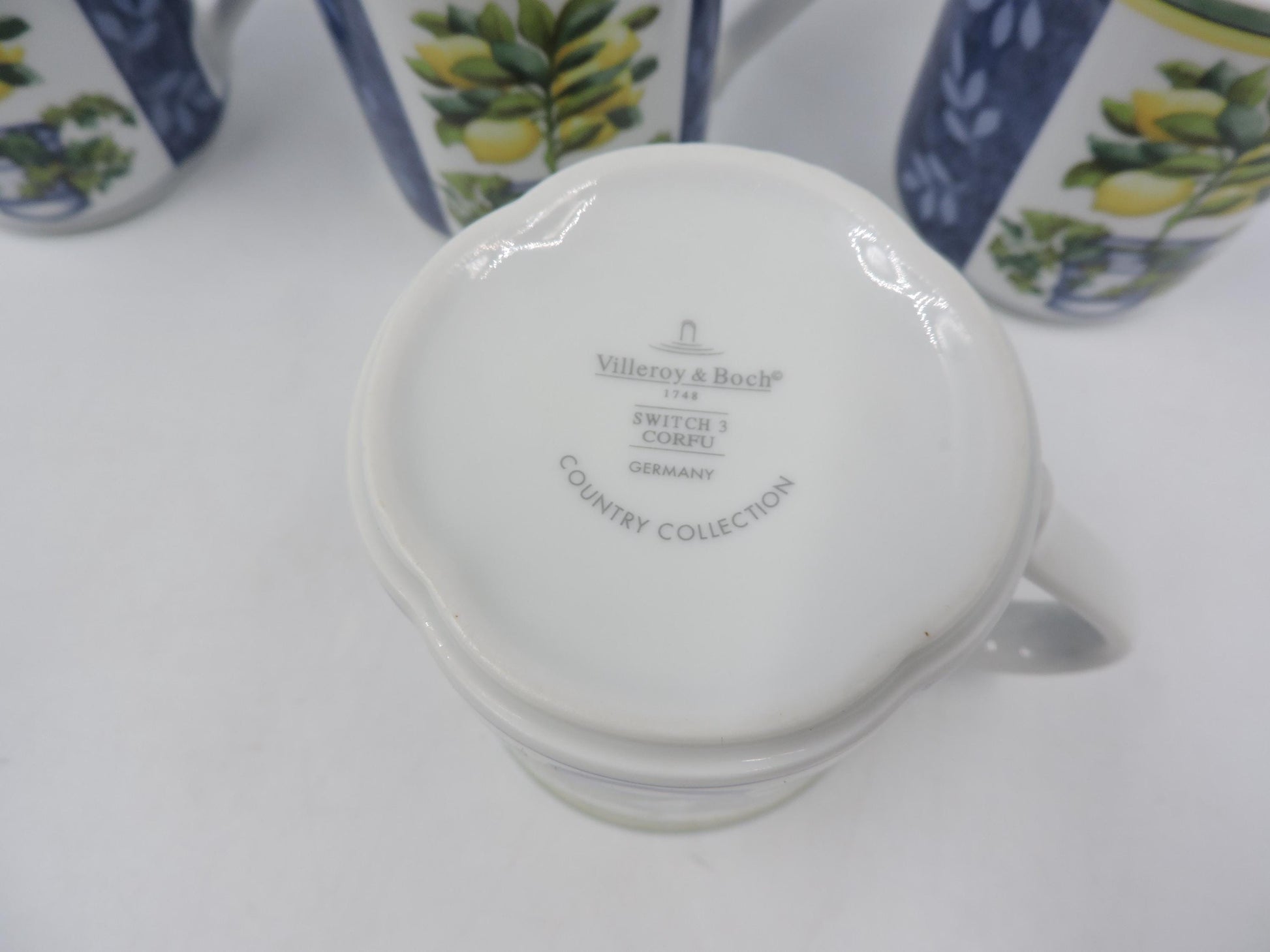 Villeroy & Boch Switch3 Corfu Mug Set of 4