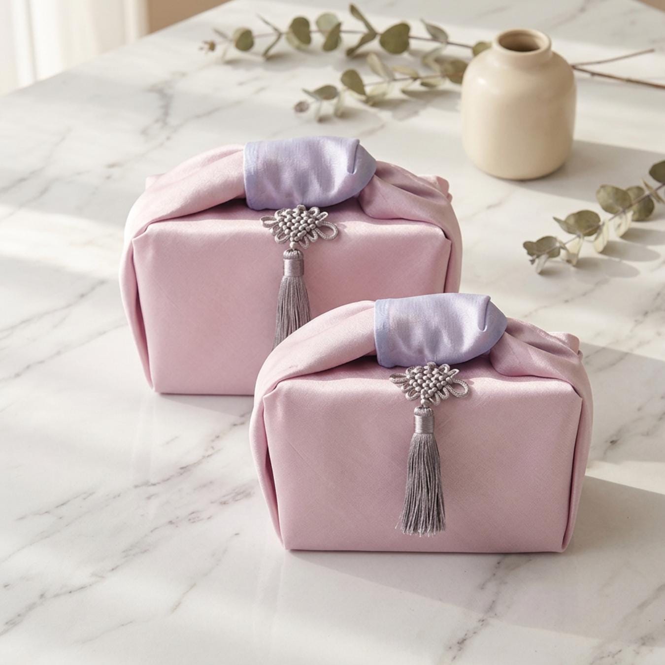 Korean Bojagi Wrapping Cloth 2PCS (27.5")