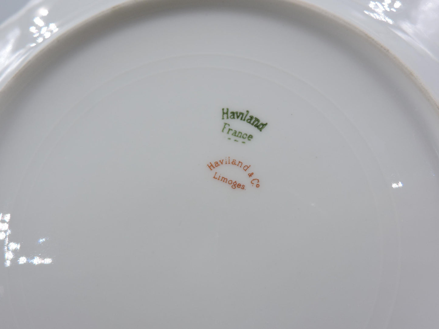 Antique Haviland & Co Salad Plate Set of 3