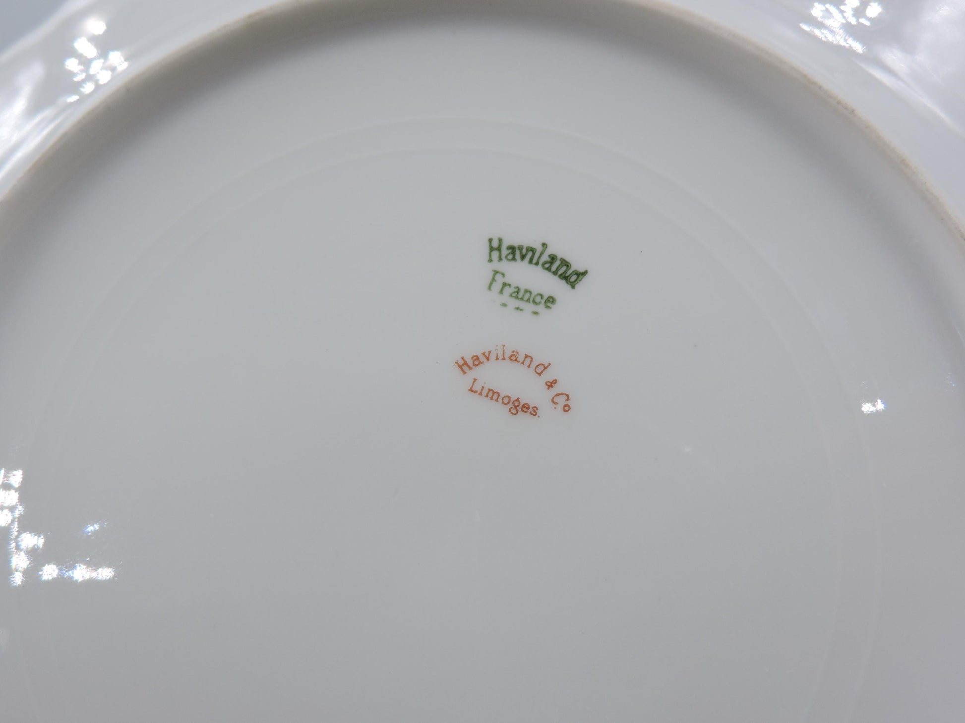 Antique Haviland & Co Salad Plate Set of 3