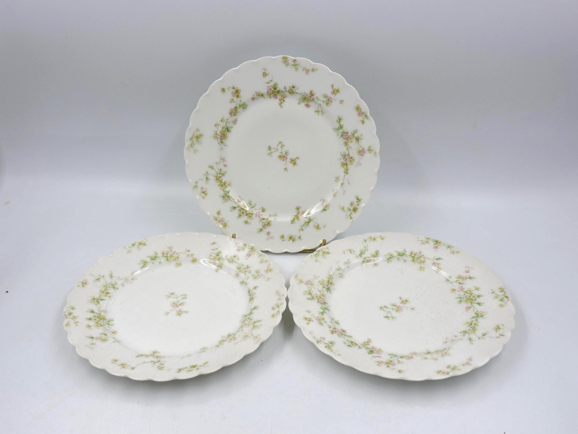 Antique Haviland & Co Salad Plate Set of 3
