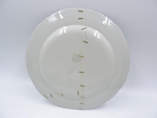 Rare Wedgwood Queensware Grey Shell Edge Staples Repair