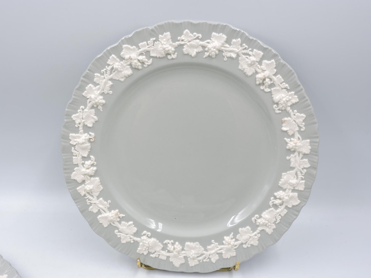 Wedgwood Queensware Shell Edge Dinner Plates Set of 4